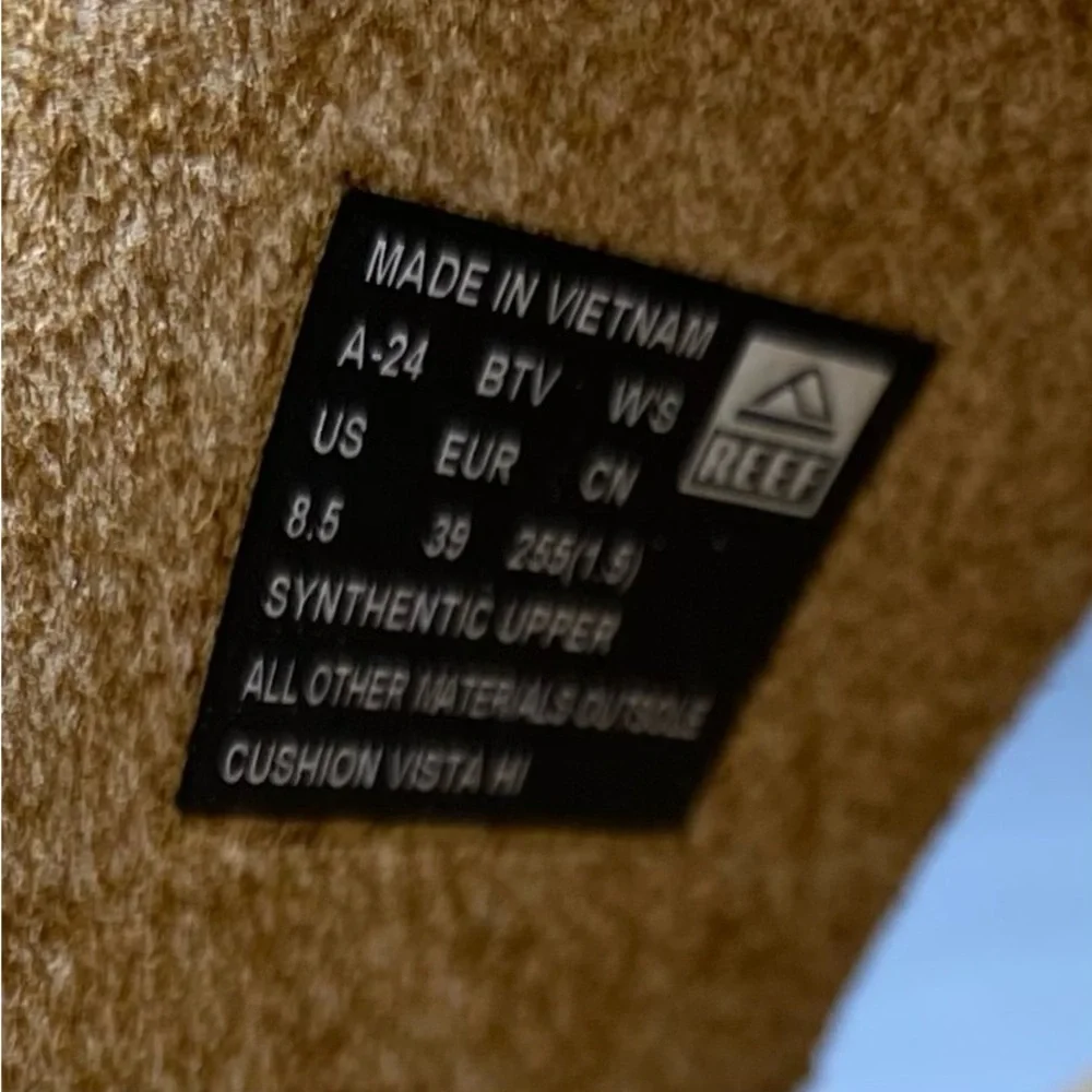 NIB Reef Cushion Vista Hi Platform Sandal Natural color Size 8.5 - Picture 11 of 12